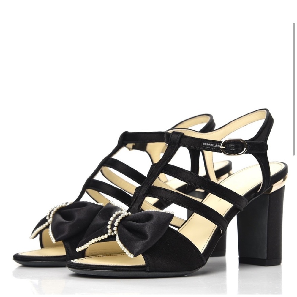Chanel Cloth sandals Size 7
